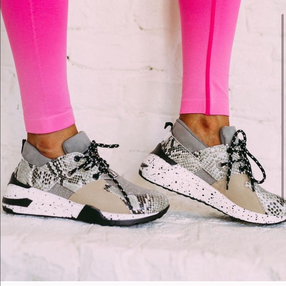 Steve Madden snakeskin sneakers